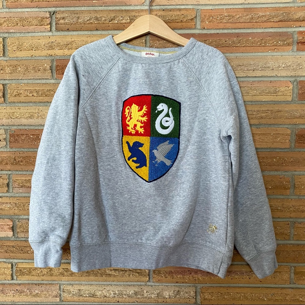 Mini Boden Harry Potter Hogwarts crest sweatshirt size 8-9